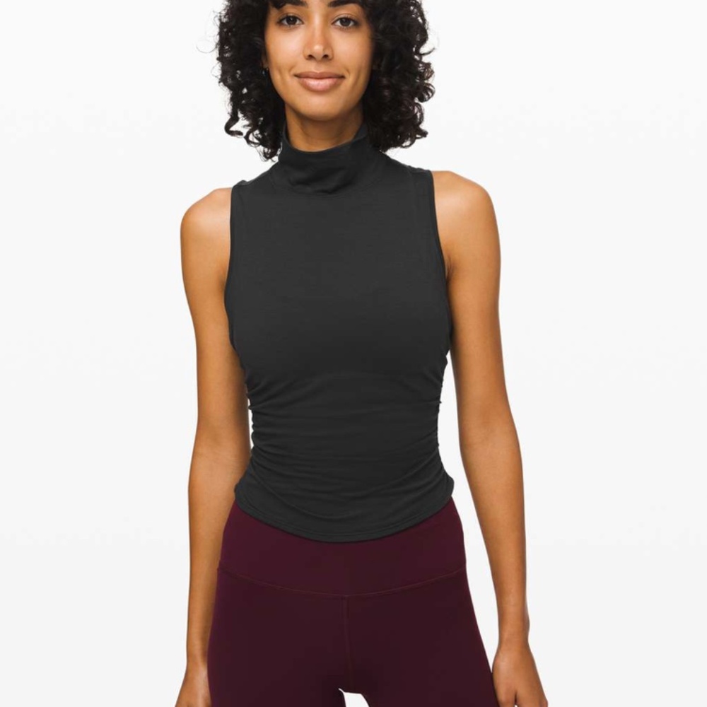 NWT Lululemon See The Horizon Tank Black